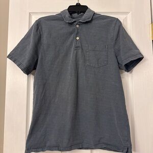 Goodfellow & Co Men's collared Polo Shirt blue lined